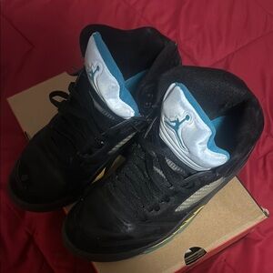 Jordan Men's Sneakers in Black and Blue
